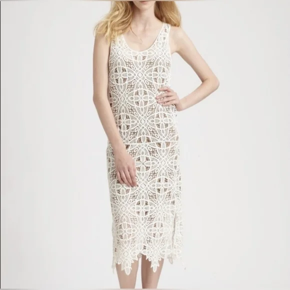 NWOT Lace Dress with Flesh color Liner - Picture 2 of 9